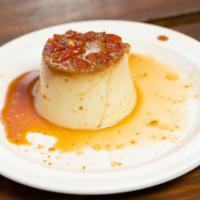 Flan · What the Flan comes in four different flavors, Coco Loco (Coconut) Caramel Baby, Guava Mama ...