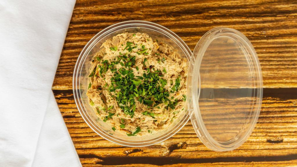 Tuna Salad · A classic Albacore tuna salad mixed with
celery, parsley, and green onion.