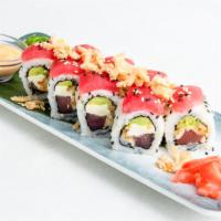 M Roll · Stuffed with tuna, avocado, and shrimp.