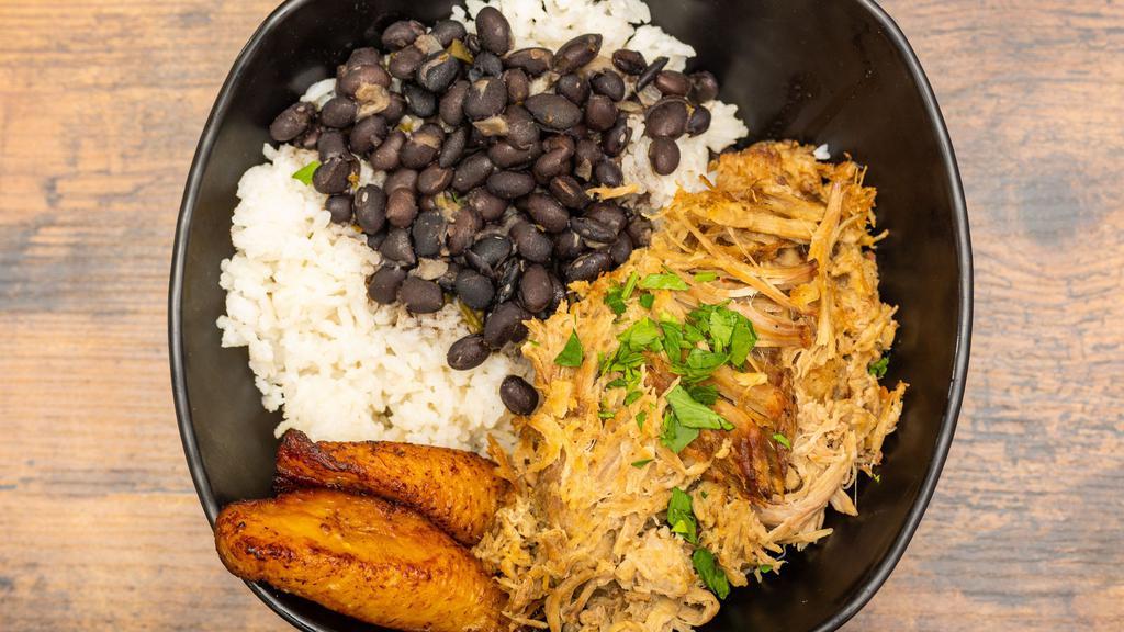 Lechon Asado · Slow Cuban roasted pork packed with delicious flavors thanks to our signature citrus and garlic mojo marinade.
