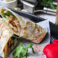 It'S A Wrap · Choice of: pork or chicken chasyu, cilantro, cucumber wrapped in Asian flat bread.