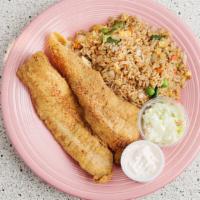 Fish Combo (2) · With fries and drinks. Tilapia and catfish can be fried or grill.