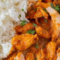 Curry · Choice of meat cooked with homemade curry sauce and Indian spices