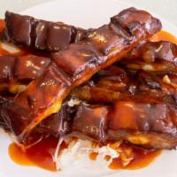 Chinese Bbq Spare Ribs Bone In · Home prepared chinese bbq spare ribs bone in cooked with chef's special sauce