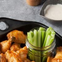Buffalo Chicken Wings · Vegan, gluten free, vegetarian, spicy. Special. Organic. 5 pieces. Not all chicken wings are...