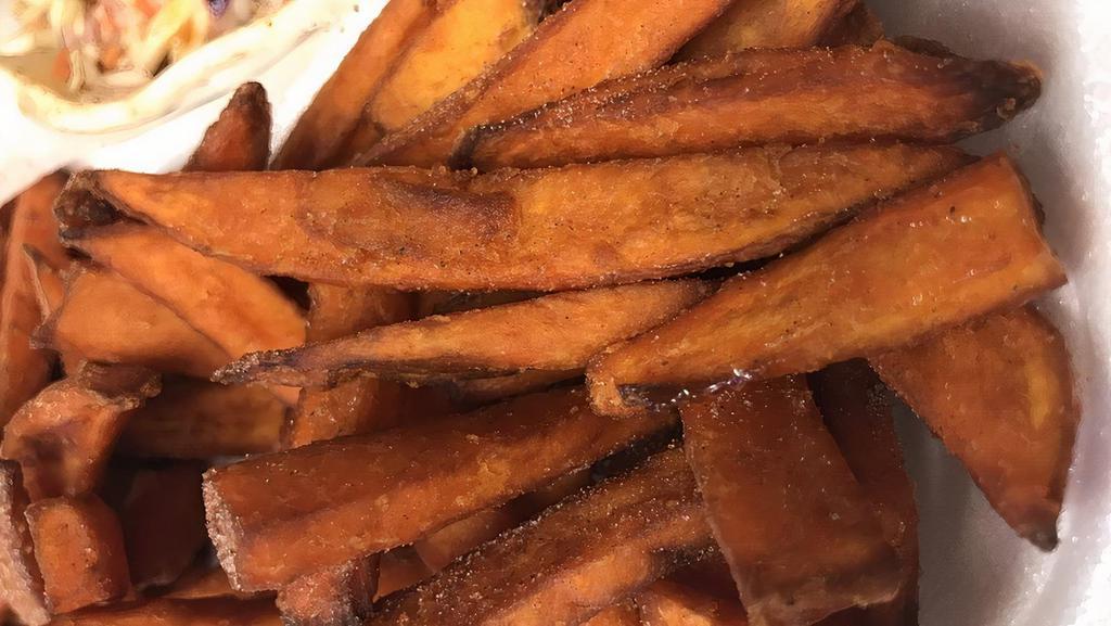 Sweet Potato Fries · Sprinkled with cinnamon sugar