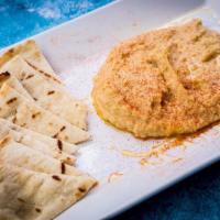 Hummus W/ Pita · Pita bread w/ Homemade Hummus
