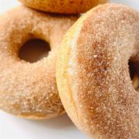 Sweet Cinnamon Donuts · These are not your typical donuts. Sweet, moist and spongy, these donuts are made bite sized...