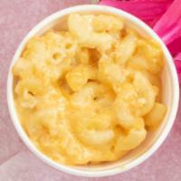 Macaroni & Cheese · Oven baked mac and cheese with a shredded blend of Cheddar and Monterey Jack.