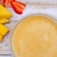Smoothie - Island Fever · Mango, strawberry, orange juice, pineapple,. banana, ice