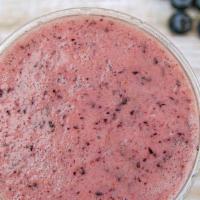 Smoothie - Blue Berry · Blueberries, strawberries, orange juice, banana, honey & ice