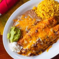 Flautas Rancheras · Loads of beefy beef or chicken, all snuggled up in a flour tortilla and deep-fried to a rich...