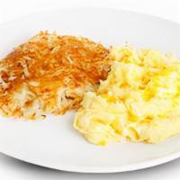 Potatoes & Eggs · Your choice of potato and 2 eggs any style. Served with buttermilk pancake or toast and your...