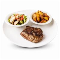 Grilled Sirloin · 6 oz. Sirloin grilled to perfection and served with sauteed vegetables and your choice of po...