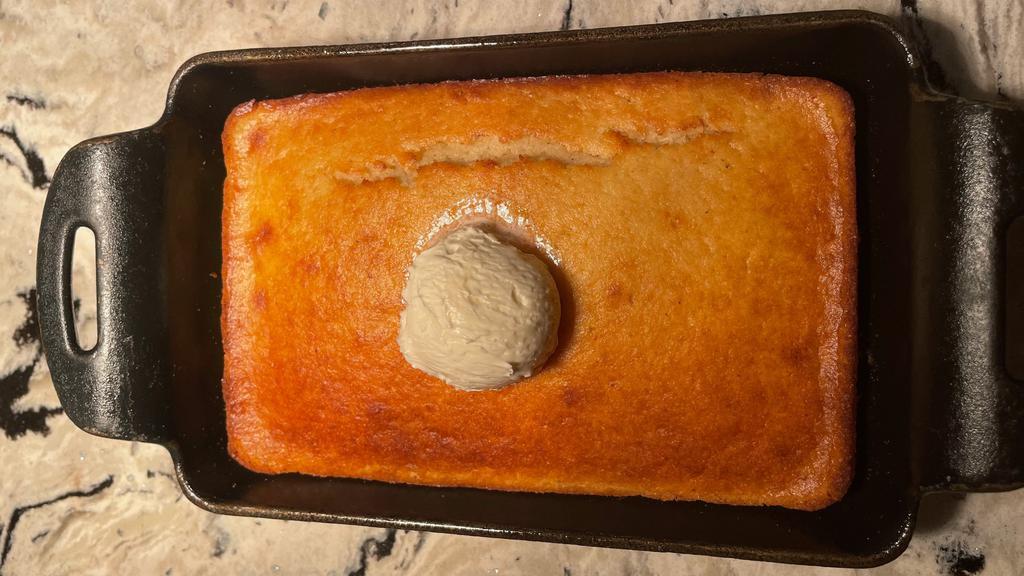 Sweet House Made Cornbread · House made cornbread with hand whipped honey butter