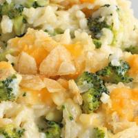 Broccoli Rice Casserole · Cheesy broccoli and rice casserole