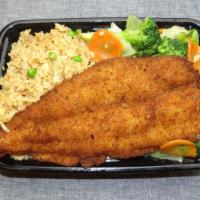 Fish Combo · Includes choice of 1 side (8 oz.) and 1 entree (4 0z). You can have other Entree.