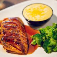 Hand-Cut Salmon · A Salmon fillet seared to perfection & served with your choice of lemon butter or our specia...