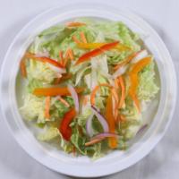 Side Salad · Chopped Lettuce, Tomato, Onions, Shredded Carrots