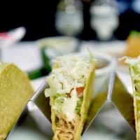 Hard Shell Tacos · hard shell taco you choose the meat ground beef or chicken (grill or shredded) comes wit let...