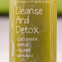 Cleanse And Detox · Cucumber, apple, celery and spinach.