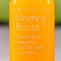 Morning Boost · Cantaloupe, pineapple, orange, turmeric.