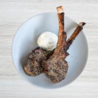 Lamb Chops · (2) 3 day marinated & grilled, tzatziki