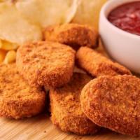 Healthy Nuggets · 6 units. Nuggets made with selected proteins which come from grains and legumes, coated in a...