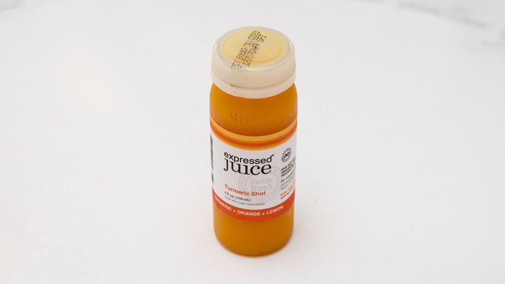 Turmeric Shot · Turmeric, orange, lemon