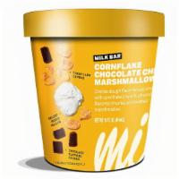 Milk Bar Cornflake Chip Marshmallow Ice Cream (14 Oz) · Cookie dough flavored ice cream with cornflake crunch, chocolate flavored chunks, and melted...