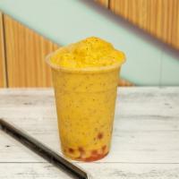 Passion Fruit, Mango Smoothie · Very popular smoothie!! Based of natural mango, imported Passion fruit from South America, a...