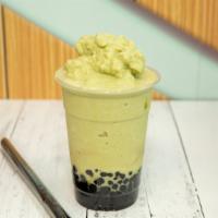 Matcha Slushy · TOP SELLER! Creamy matcha slushy! Add the Boba of your choice!