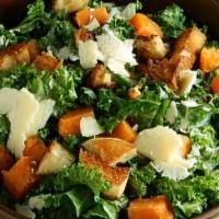Kale Salad · Local beets, pumpkin seeds, goat cheese and baked migas.