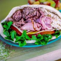 Top-Round Roast Beef Sandwich * · High Quality Sliced Roast Beef Served any way you like it with your choice of bread, topping...