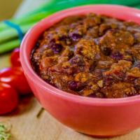 Bowl Chili * · Classic Ground Beef Chili with Kidney Beans, Chili Beans, Tomatoes, Peppers & Onions. Bowl i...
