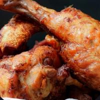 Poulet Frit / Fried Chicken(Simple) · Served with ONLY Bannann Frit (Fried Plantains)