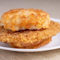 Southern Filet Biscuit (A La Carte) · A mild seasoned chicken breast filet served on a made-from-scratch buttermilk biscuit. 580 C...