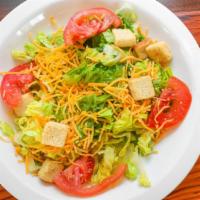 House Salad · Lettuce/ spinach mix with tomatoes, and croutons. Add chicken, salmon or shrimp for an addit...