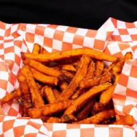 Sweet Potato Fries · 8 oz. sweet potato fries, tossed with salt