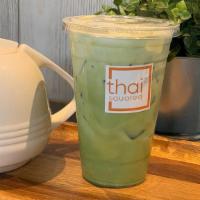 Iced Jasmine Green Tea ( Large)			 · Delicious and sweet creamy iced thai jasmine green tea is perfect for anyone.(no caffeine)		...