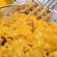 Melted Fries · Regular Fries with Melted Cheddar Cheese.