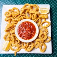 Fried Calamari · Lightly breaded  and fried.