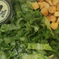 Caesar Salad · Served with crackers and your choice of bleu cheese ranch italian 1000 island honey mustard ...