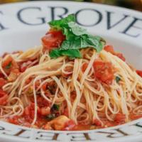 Tomato Fresco · Chopped tomatoes | garlic | red pepper flakes | tomato