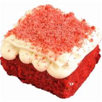 Red Velvet Cake Slice · Cake Flavor: Red Velvet
Icing: Cream Cheese