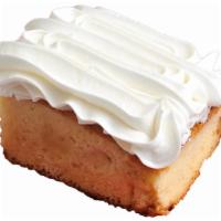 Vanilla Cake Slice · Cake Flavor: White Vanilla
Icing: White Buttercream