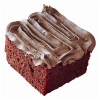 Chocolate Chocolate Cake Slice · Cake Flavor: Chocolate
Icing: Chocolate Buttercream