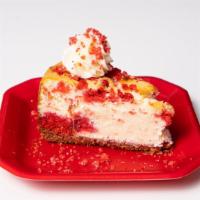 Red Velvet Cheesecake Slice · 