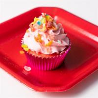 Strawberry Cupcakes · Cake Flavor: Strawberry
Icing: Strawberry Buttercream