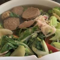 Pho Beef & Meatball · Rice Noodles, Beef & MeatBall